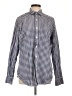 J.Crew Checkered-gingham Blue Long Sleeve Button-Down Shirt Size L - photo 1