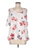 Sherosa White 3/4 Sleeve Blouse Size M - photo 1