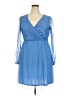 Inspired Hearts 100% Polyester Blue Cocktail Dress Size 2X - photo 1