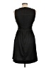 Taylor 100% Polyester Solid Black Casual Dress Size 6 - photo 2