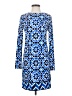 MICHAEL Michael Kors Print Blue Casual Dress Size XS - photo 1