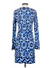 MICHAEL Michael Kors Print Blue Casual Dress Size XS - photo 2