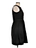 Taylor 100% Polyester Solid Black Casual Dress Size 6 - photo 4