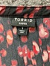 Torrid 100% Polyester Black 3/4 Sleeve Blouse Size 1X Plus (1) - photo 7