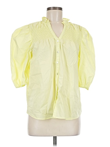 Hester & Orchard 3/4 Sleeve Button-Down Shirt (view 1)