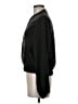 H&M 100% Polyester Solid Black Track Jacket Size 6 - photo 5