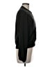 H&M 100% Polyester Solid Black Track Jacket Size 6 - photo 4