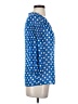 Outback Red 100% Polyester Polka Dots Blue 3/4 Sleeve Blouse Size XS - photo 4