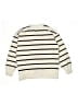 Zara 100% Cotton Stripes Ivory Pullover Sweater Size 9 - 10 - photo 2