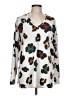 CAKE. Animal Print Silver Pullover Sweater Size L - photo 1
