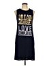 Toska Graphic Blue Casual Dress Size L (estimated) - photo 1