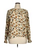 Zac & Rachel Animal Print Gold Pullover Sweater Size XL - photo 1