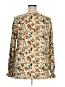 Zac & Rachel Animal Print Gold Pullover Sweater Size XL - photo 2