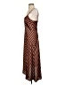 A New Day 100% Polyester Chevron-herringbone Brown Casual Dress Size S - photo 5