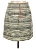 Emmelee 100% Polyester Chevron-herringbone Ivory Casual Skirt Size M - photo 2