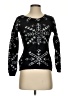 Finn & Clover Print Black Pullover Sweater Size S - photo 1