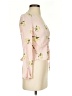 Topshop Pink 3/4 Sleeve T-Shirt Size 2 - photo 4
