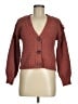 Pink Rose 100% Polyester Brown Cardigan Size M - photo 1