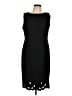 Talbots Solid Black Cocktail Dress Size 12 (petite) - photo 1