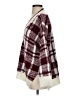 Fashion Nova 100% Acrylic Plaid Burgundy Pullover Sweater Size S - photo 5