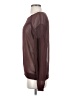Frenchi Brown Long Sleeve Top Size M - photo 5