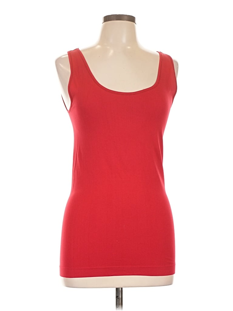 Pre-owned Apt. 9 Tank Top Red Strapless Neckline Tops