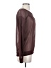 Frenchi Brown Long Sleeve Top Size M - photo 4
