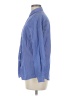 Thomas Pink Chevron-herringbone Blue Long Sleeve Button-Down Shirt Size 6 - photo 5
