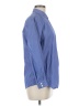 Thomas Pink Chevron-herringbone Blue Long Sleeve Button-Down Shirt Size 6 - photo 4