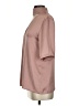 Theory 100% Polyester Brown Short Sleeve Blouse Size S - photo 5