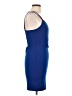 Body Central Solid Blue Cocktail Dress Size L - photo 4