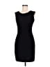 Donna Ricco Solid Black Cocktail Dress Size 6 - photo 1