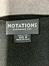Notations 100% Polyester Black Sleeveless Top Size M - photo 4