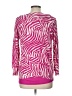 Ann Taylor LOFT Outlet Animal Print Pink Pullover Sweater Size L - photo 2