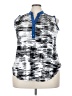 Perseption Concept Silver Sleeveless Blouse Size 3X - photo 1
