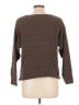 Sarah Arizona 100% Cotton Chevron-herringbone Brown Pullover Sweater Size L (estimated) - photo 2
