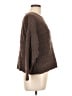 Sarah Arizona 100% Cotton Chevron-herringbone Brown Pullover Sweater Size L (estimated) - photo 4