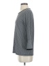 MICHAEL Michael Kors Houndstooth Gray Long Sleeve Blouse Size S - photo 5