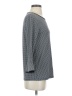 MICHAEL Michael Kors Houndstooth Gray Long Sleeve Blouse Size S - photo 4