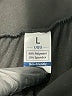 UEU Solid Black Casual Pants Size L - photo 7
