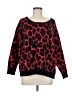 Apt. 9 Animal Print Red Pullover Sweater Size M - photo 1