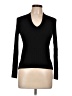 INC International Concepts Solid Black Pullover Sweater Size L - photo 1