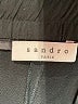 Sandro Chevron-herringbone Black Casual Pants Size Lg (3) - photo 7