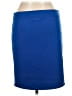 Slimpact Solid Blue Casual Skirt Size L - photo 2