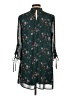 Speechless 100% Polyester Floral Teal Casual Dress Size L - photo 2