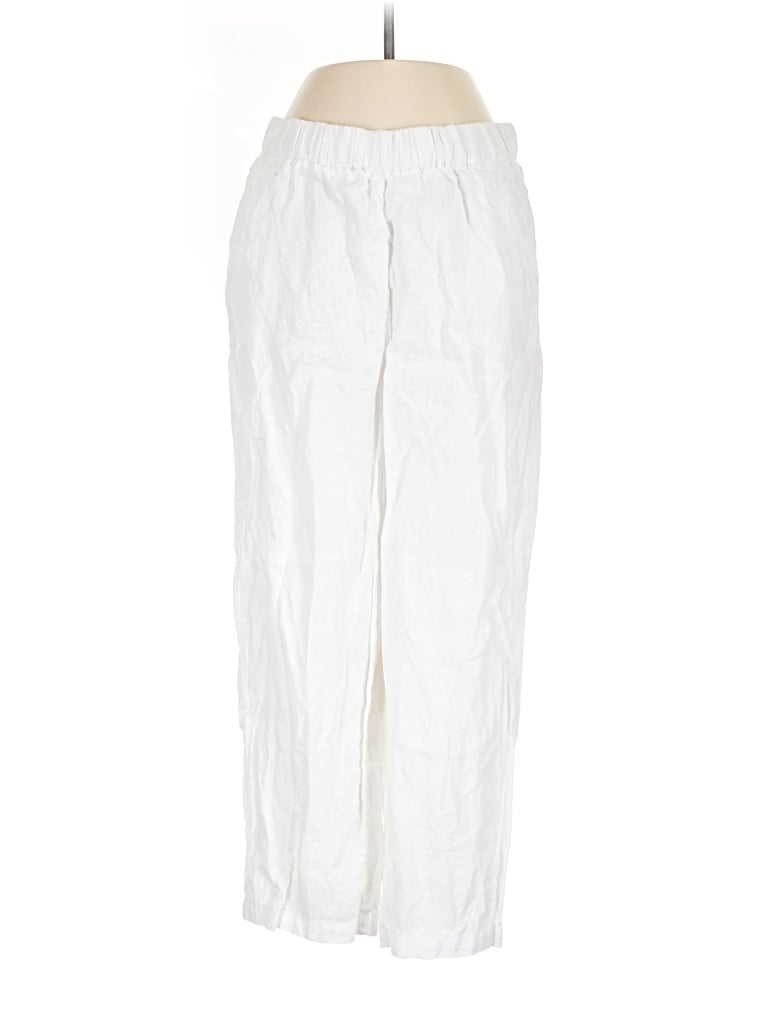 Pre-owned Quince Linen Pants In White