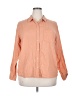 Universal Thread 100% Cotton Solid Orange Long Sleeve Button-Down Shirt Size XXL - photo 1