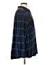 Express Outlet Plaid Blue Long Sleeve Button-Down Shirt Size L - photo 4