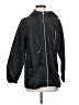 Ambiance 100% Polyester Solid Black Raincoat Size S - photo 1