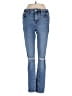Lovers + Friends Hearts Blue Jeans Size 24 waist - photo 1